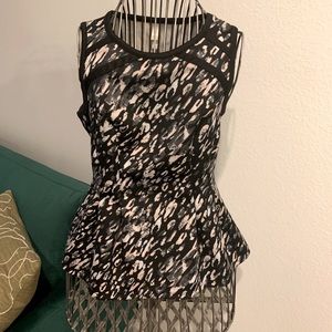 Sleeveless peplum top by Xhilaration size S
